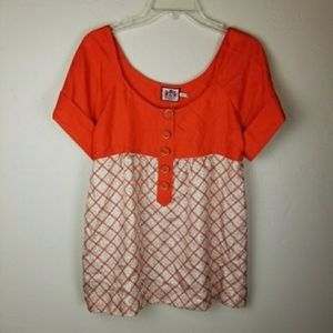 Juicy Couture Silk Top Orange